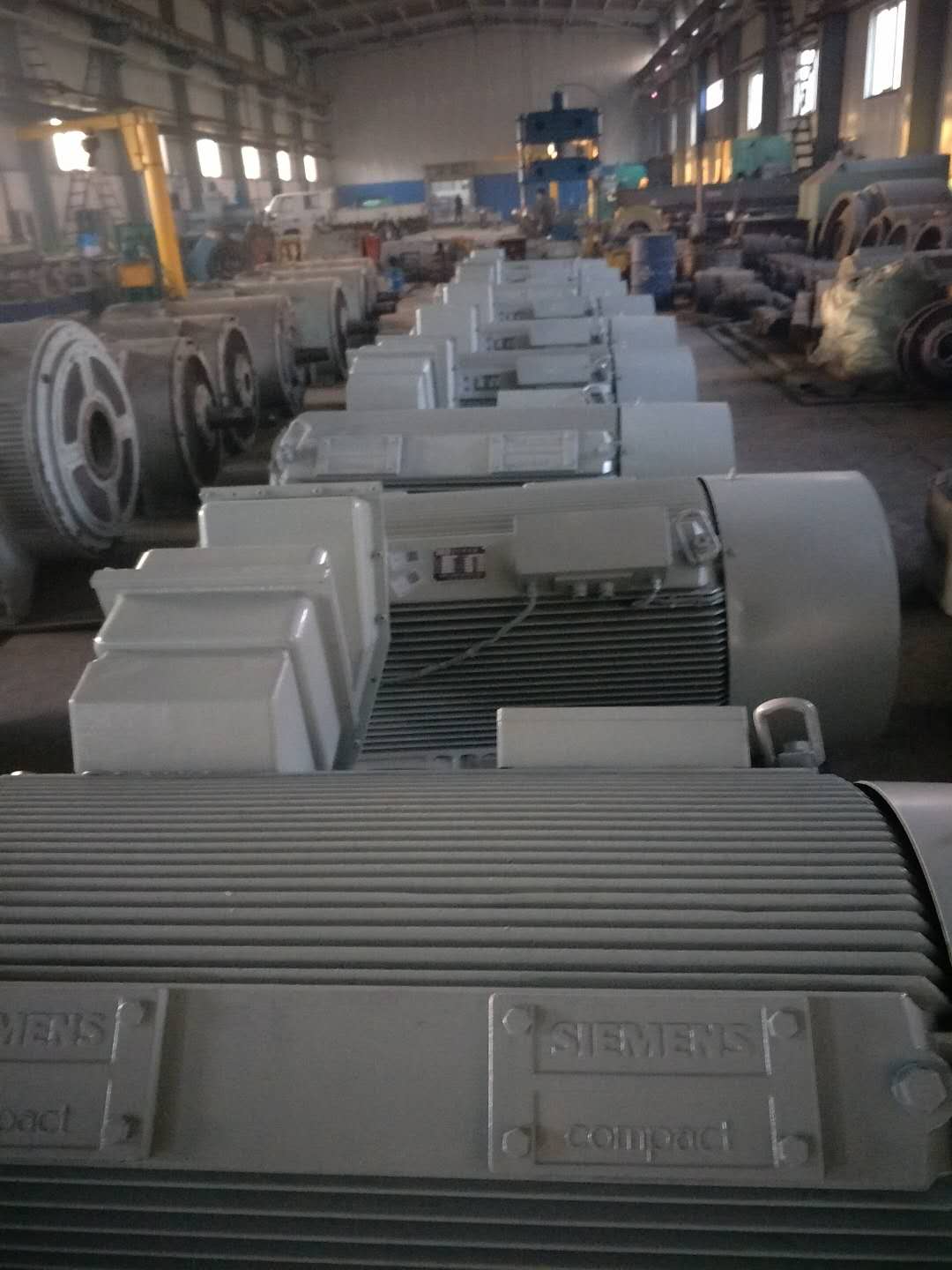 西門子高壓電機整機大修完成